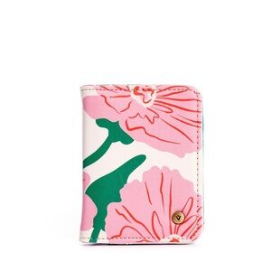 Floral Pink and Green Wallet